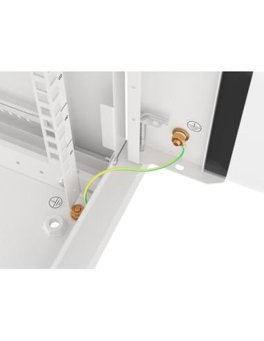 Lanberg WF01-6418-10S armario rack 18U Bastidor de pared Gris