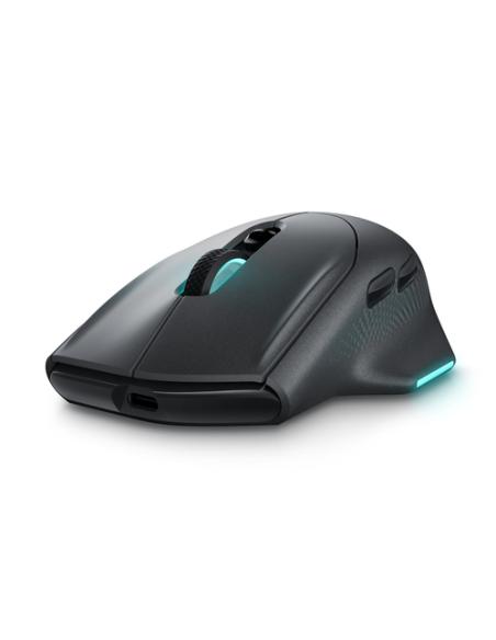 Alienware AW620M ratón Juego mano derecha RF Wireless + USB Type-C Óptico 26000 DPI