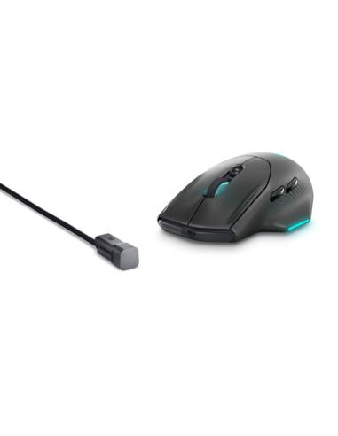 Alienware AW620M ratón Juego mano derecha RF Wireless + USB Type-C Óptico 26000 DPI