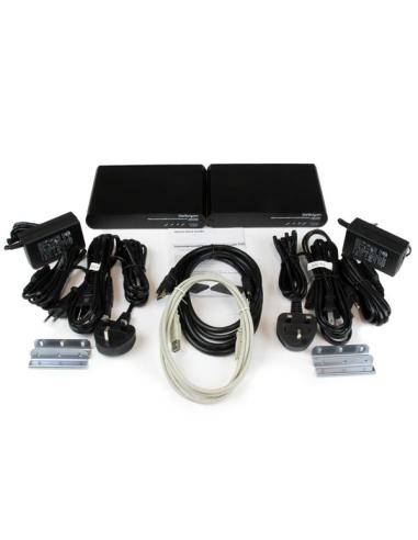 StarTech.com Extensor de Consola KVM HDMI USB por Cable Cat5e / Cat6 con Vídeo 1080p HD Sin Comprimir - 100m