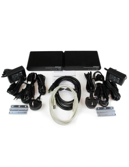 StarTech.com Extensor de Consola KVM HDMI USB por Cable Cat5e / Cat6 con Vídeo 1080p HD Sin Comprimir - 100m