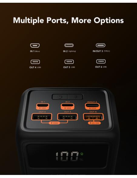 VEGER Tank Lite VG-W5001 50000mAh powerbank 22.5W output