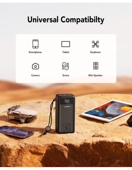 VEGER Tank Lite VG-W5001 50000mAh powerbank 22.5W output