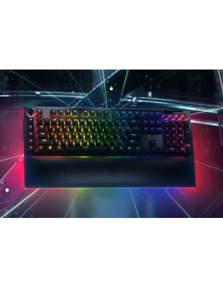 Razer BlackWidow V4 Pro teclado Juego USB QWERTY Internacional de EE.UU. Negro