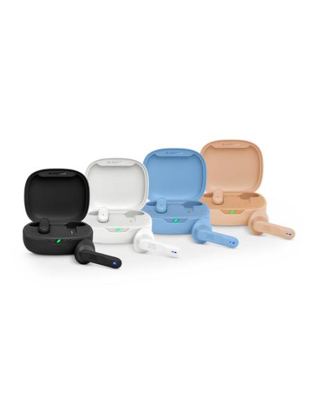 JBL Wave Flex Auriculares True Wireless Stereo (TWS) Dentro de oído Llamadas/Música/Deporte/Uso diario Bluetooth Beige