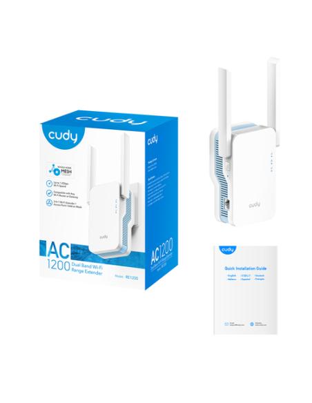 Cudy RE1200 amplificador de señal Wi-fi