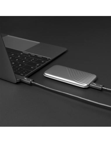 Lindy 31120 cable Thunderbolt 1 m 40 Gbit/s Negro