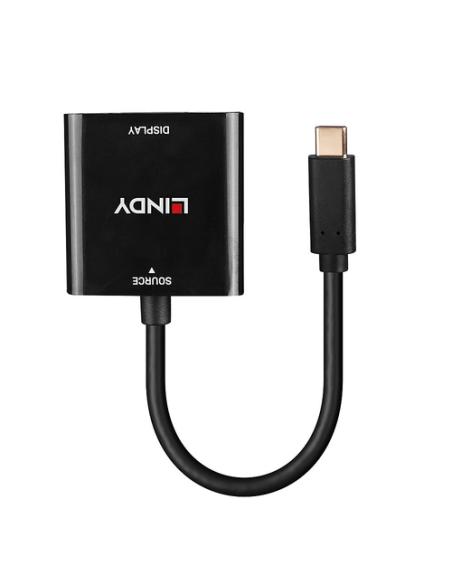 Lindy 43269 Adaptador gráfico USB 3840 x 2160 Pixeles Negro