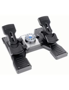 Logitech G Flight Rudder Pedals Negro, Plata USB 2.0 Simulador de Vuelo Analógico Digital PC 2