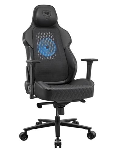 COUGAR CGR-ARP-BLB Silla para videojuegos universal Asiento acolchado Negro, Naranja
