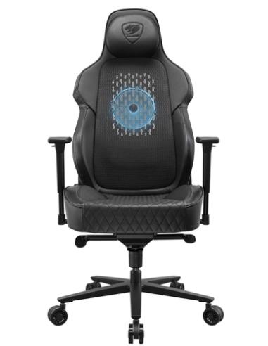 COUGAR CGR-ARP-BLB Silla para videojuegos universal Asiento acolchado Negro, Naranja
