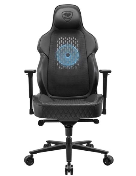 COUGAR CGR-ARP-BLB Silla para videojuegos universal Asiento acolchado Negro, Naranja
