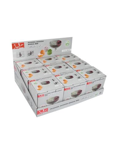 JATA AC57E picadora manual de alimentos Negro, Transparente