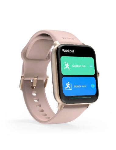 Hama 6010 4,19 cm (1.65") TFT 44 mm Digital Pantalla táctil Rosa, Oro rosa GPS (satélite)