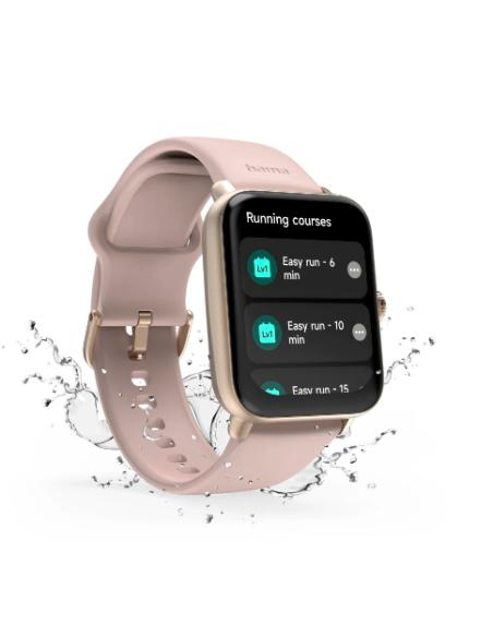 Hama 6010 4,19 cm (1.65") TFT 44 mm Digital Pantalla táctil Rosa, Oro rosa GPS (satélite)