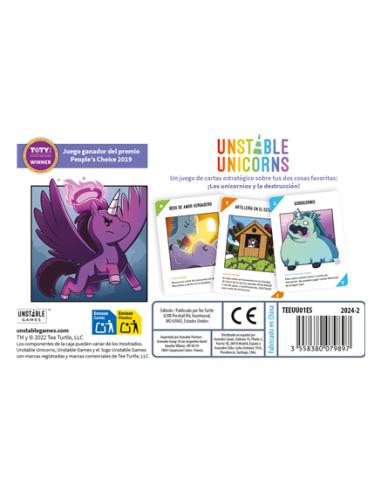 Asmodee TEEUU01ES juego de tablero Unstable Unicorns Juego De Cartas Estrategia