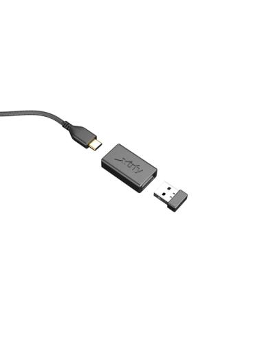 CHERRY XTRFY M42 RGB ratón Juego Ambidextro RF Wireless + USB Type-C Óptico 19000 DPI