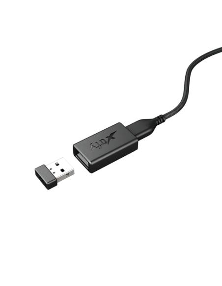 CHERRY XTRFY M42 RGB ratón Juego Ambidextro RF Wireless + USB Type-C Óptico 19000 DPI