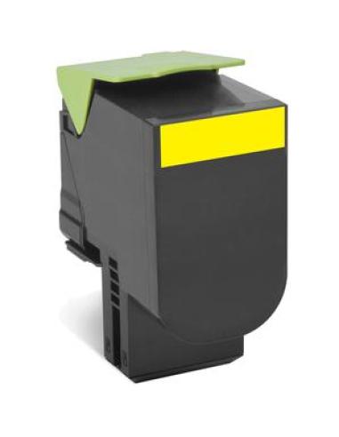 Lexmark 80C2XYE cartucho de tóner 1 pieza(s) Original Amarillo