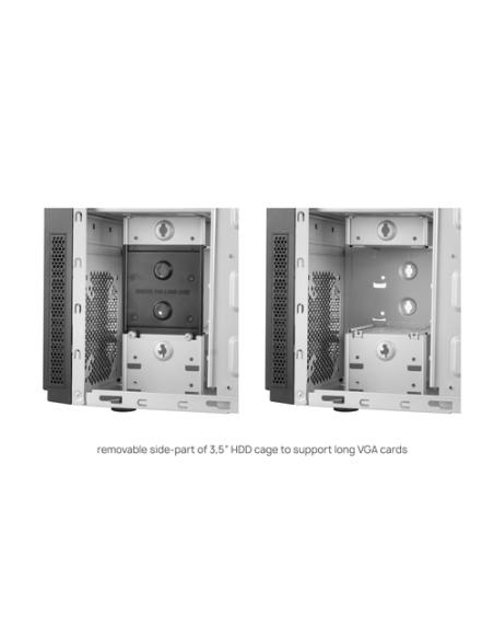 Chieftec HC-10B-OP carcasa de ordenador Mini Tower Negro