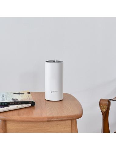 TP-Link Deco E4 (2-pack) Doble banda (2,4 GHz / 5 GHz) Wi-Fi 5 (802.11ac) Blanco, Gris Interno