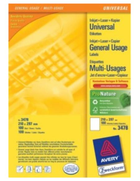 Avery Multi-Function Labels Blanco