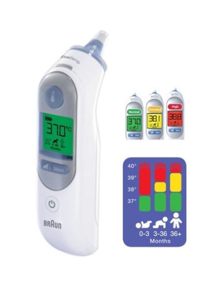 Braun ThermoScan 7 Teledetección Blanco Oído