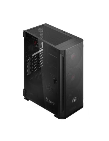 Savio SHADOW X2 carcasa de ordenador Midi Tower Negro