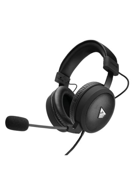 Savio Stratus Auriculares Alámbrico gancho de oreja Juego Negro