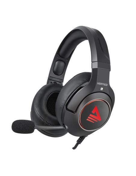 Savio SAVGH-VERTIGO auricular y casco Auriculares Alámbrico Juego Negro