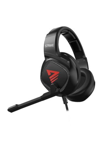Savio Strike Auriculares Alámbrico Diadema Música/uso diario Negro, Rojo