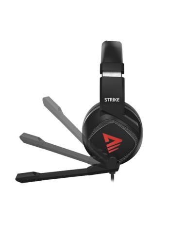 Savio Strike Auriculares Alámbrico Diadema Música/uso diario Negro, Rojo