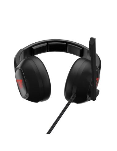 Savio Strike Auriculares Alámbrico Diadema Música/uso diario Negro, Rojo