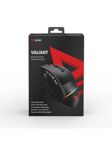 Savio Valiant gaming mouse RGB Negro