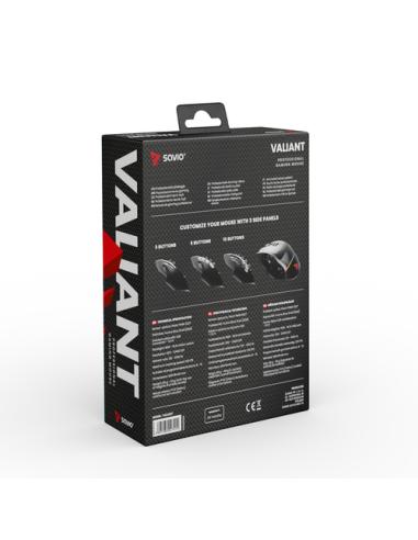 Savio Valiant gaming mouse RGB Negro