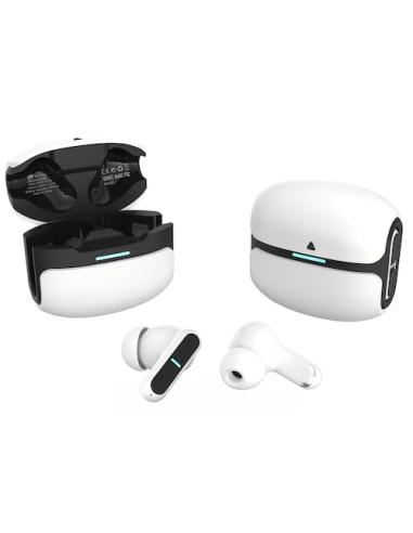 Leotec Auriculares TWS Gaming Nebula Fit Blancos