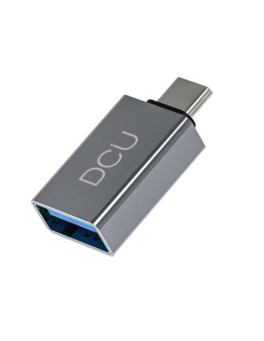 DCU Advance Tecnologic 30402030 cambiador de género para cable USB A USB C Gris