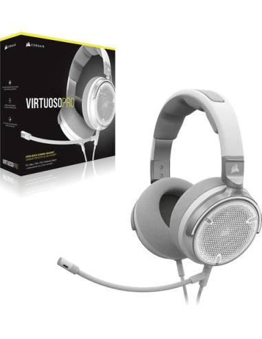 Corsair VIRTUOSO PRO Auriculares Alámbrico Diadema Juego Blanco