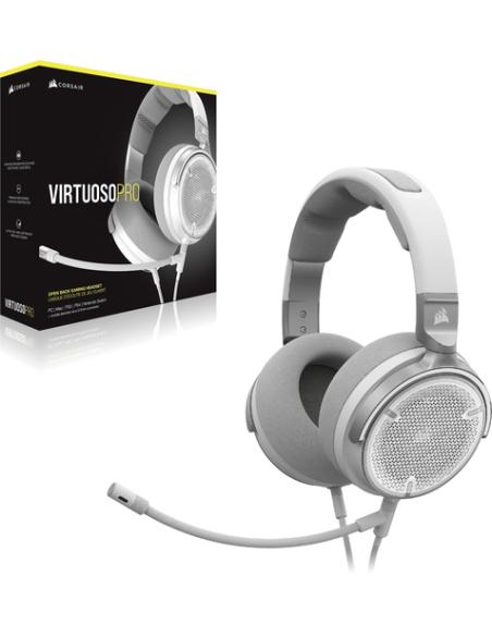 Corsair VIRTUOSO PRO Auriculares Alámbrico Diadema Juego Blanco