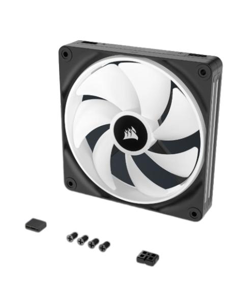 Corsair CO-9051004-WW sistema de refrigeración para ordenador Carcasa del ordenador Ventilador 14 cm Negro, Blanco 2 pieza(s)