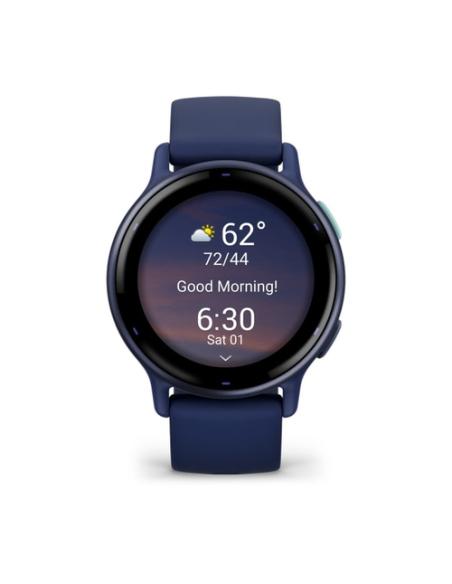 Garmin Vivoactive 5 3,05 cm (1.2") AMOLED 42 mm Digital 390 x 390 Pixeles Pantalla táctil Azul Wifi GPS (satélite)