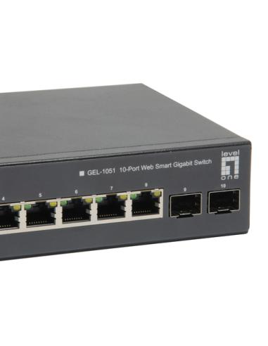 LevelOne GEP-1051 switch Gestionado L2/L3/L4 Gigabit Ethernet (10/100/1000) Energía sobre Ethernet (PoE) Negro
