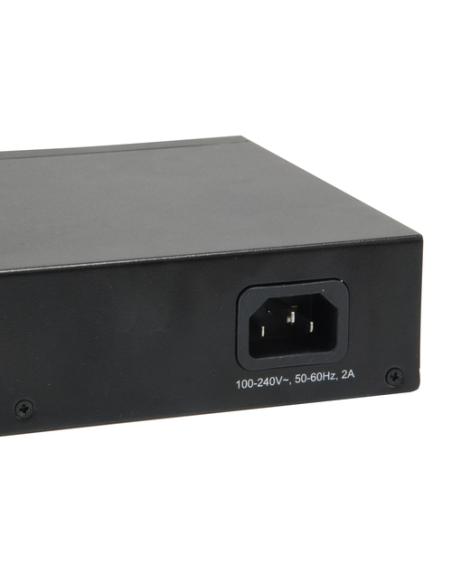 LevelOne GEP-1051 switch Gestionado L2/L3/L4 Gigabit Ethernet (10/100/1000) Energía sobre Ethernet (PoE) Negro