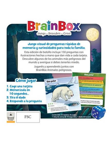 Asmodee BrainBox Pocket Animales Peligrosos