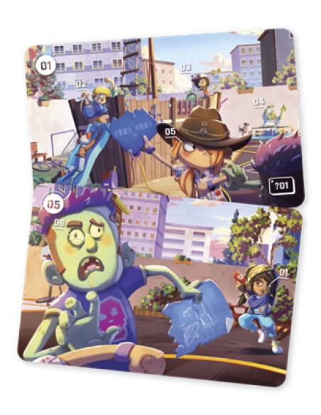 Asmodee Flashback Zombie Kidz 15 min Juego De Cartas Lógico