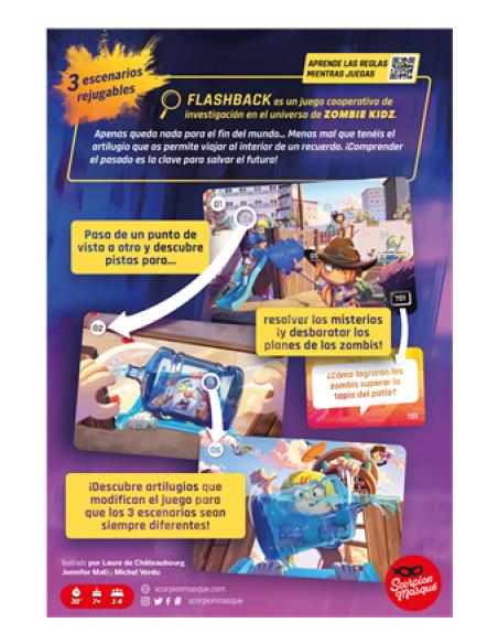 Asmodee Flashback Zombie Kidz 15 min Juego De Cartas Lógico