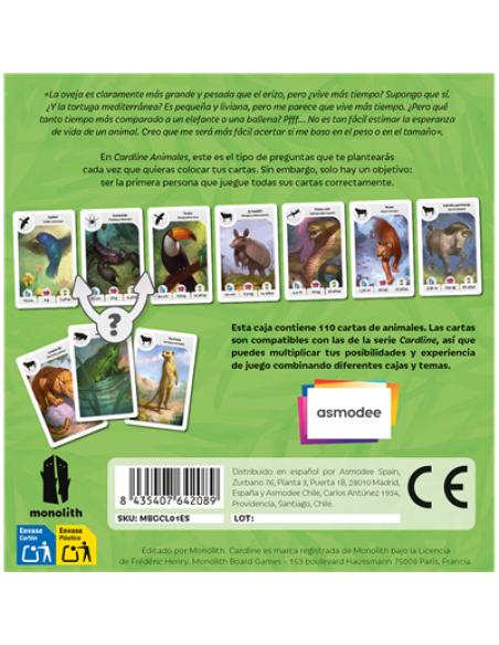 Asmodee CARDANIMES juego de tablero Juego De Cartas Concurso de preguntas y respuestas