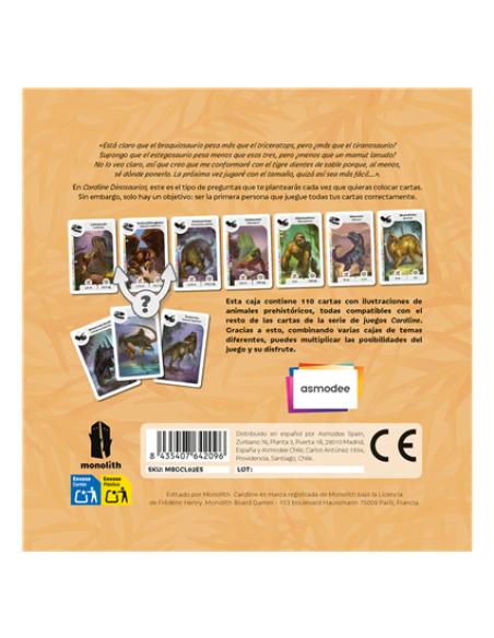 Asmodee CARDDINOES juego de tablero Juego De Cartas Concurso de preguntas y respuestas