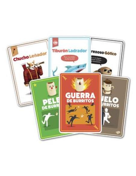 Asmodee EKITTB01ES juego de tablero Throw Throw Burrito 15 min Juego de mesa Coleccionable