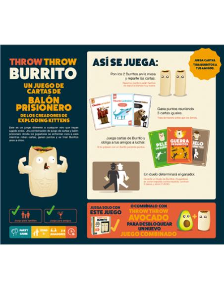 Asmodee EKITTB01ES juego de tablero Throw Throw Burrito 15 min Juego de mesa Coleccionable